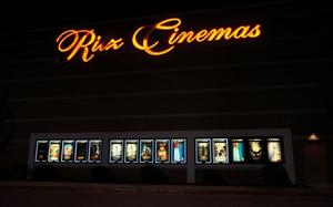 Some of the neon is not functioning in the Ritz Cinemas sign on the south end of the building. - , Utah