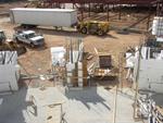 The entrance doors to the lobby begin to take shape. - , Utah