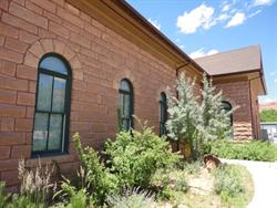 Three arched windows along the east wall. - , Utah