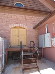 Double doors in the rear wall of the building. - , Utah