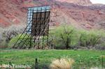 The back side of the screen tower. - , Utah