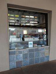 The Cinemark 24 has four sets of ticket windows, between five sets of entrance doors. - , Utah
