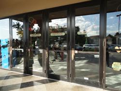 Entrance doors on the right of the ticket windows. - , Utah