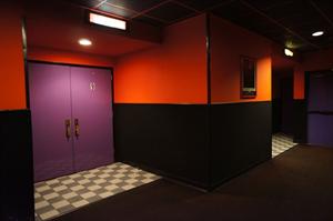 The doors for theaters 8 and 9, with an exit on the right. - , Utah