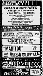 Grand Opening ad for the Valley Fair 4.