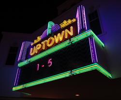 The Uptown marquee, over the hallway to theaters 1 through 5. - , Utah