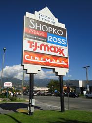 Cinemark on the Gateway Crossing sign. - , Utah
