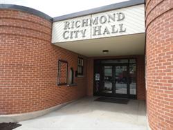 The main entrance of Richmond City Hall. - , Utah