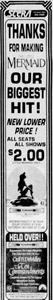 Newspaper ad for 'The Ten Commandments' and 'The Little Mermaid', both in 70mm at the SCERA Showhouse. - , Utah