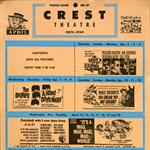 A handbill for the Crest Theatre. - , Utah