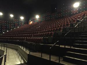 Looking back at the auditorium seating from the front left corner. - , Utah