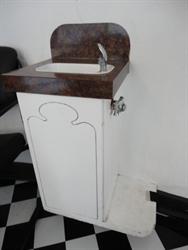 The drinking fountain, on the north wall of the lobby. - , Utah