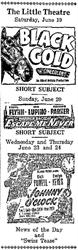 A news paper advertisement for the Little Theatre in 1948. - , Utah