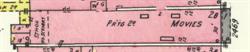 A movie theater on the 1940 Sanborn fire insurance map.