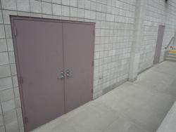 Exit doors along the south exterior wall. - , Utah