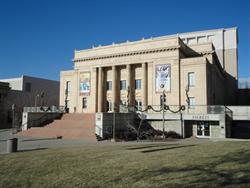 Front of Kingsbury Hall, with the ticket office in the lower right. - , Utah