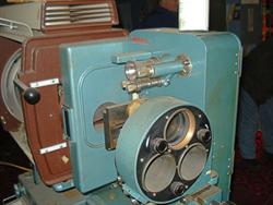 A Westrex projector in the Cinedome's booth before its removal in 2009. - , Utah
