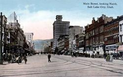 Looking north on Main Street, with Mehesy's Theatre on the left. - , Utah