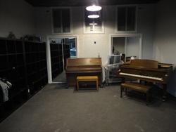 A music room now occupies Art Proctor's video rental store, which held VHS tapes of 5,000 classic movies. - , Utah