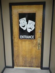 The entrance door, on the left side of the ticket booth. - , Utah