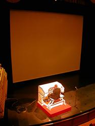 In front of the movie screen is the Wurlitzer organ console. - , Utah