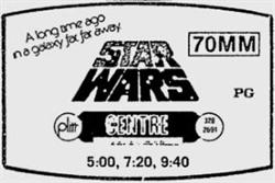 'Star Wars' at the Centre Theatre, in 70mm. - , Utah