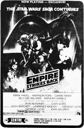 Exclusive engagement of 'The Empire Strikes Back' at the Centre Theatre in 70mm Dolby Stereo. - , Utah
