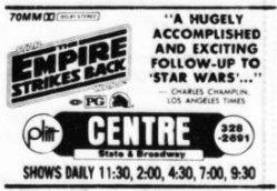 'The Empire Strikes Back' at the Centre Theatre. - , Utah