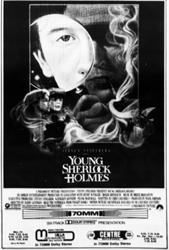 'Young Sherlock Holmes' in 70MM Six-Track Dolby Stereo at the Centre Theatre and Villa Theatre. - , Utah