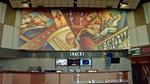 A mural above the concession stand in the lobby. - , Utah