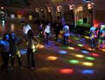 The dance floor with the wall lights on. - , Utah