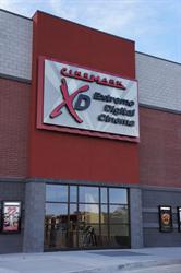 <p>A sign for XD Extreme Digital Cinema, on the south exterior wall.</p> - , Utah