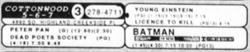 Newspaper ad for the Cottonwood 5-6-7, with 'Batman' showing in 70mm Dolby Stereo. - , Utah
