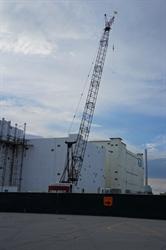 A construction crane stands at the southeast corner of the building. - , Utah
