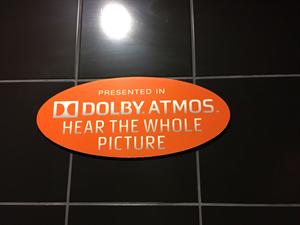 'Presented in Dolby Atmos.  Hear the whole picture.' - , Utah