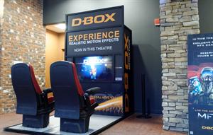 D-Box seats in the lobby allow guests to "experience realistic motion effects" offered in select auditoriums. - , Utah