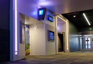 The south entrance to the IMAX theater, with door for Theater 13 in the background. - , Utah