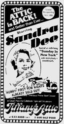  An advertisement for Sandra Dee in <em>Sunday in New York</em>. - , Utah