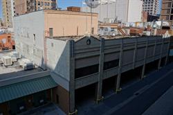 The Peoples Opera House, rising out of the former newspaper printing center. - , Utah