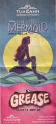 Newspaper ad for 'Disney's The Little Mermaid' and 'Grease' at the Tuacahn Amphitheatre. - , Utah