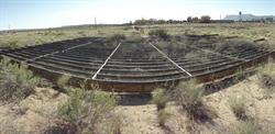 A panorama of the screen from the east. - , Utah