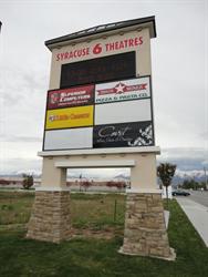 The sign of the Syracuse 6 Theatres. - , Utah