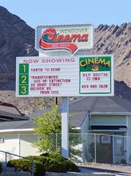  The main sign for the Wendover Cinema and Video. - , Utah