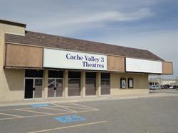 The east exterior wall of the Cache Valley 3 Theatres. - , Utah