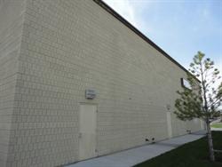 The west exterior wall of the theater. - , Utah