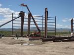 Work on the south wall of the auditoriums. - , Utah