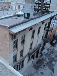 Looking down on the rear of the building. - , Utah