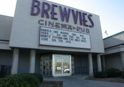 Entrance of the Brewvies Cinema Pub in Salt Lake City, Utah. - , Utah