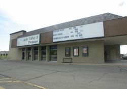 The front of the Cache Valley 3 Theatres in Logan, Utah.  - , Utah