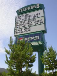 The sign for the Westates Stadium 8. - , Utah